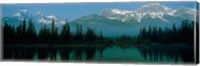 Three Sisters Mountain, Mount Lawrence Grassi, Alberta, Canada Fine Art Print