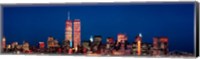 New York City Skyline with World Trade Center Fine Art Print