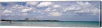 La Cinta Beach with Tavolara Island, San Teodoro, Italy Fine Art Print