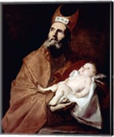 Saint Simeon with the Christ child Fine Art Print