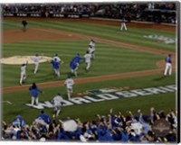 The Kansas City Royals celebrate winning Game 5 of the 2015 World Series Fine Art Print