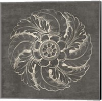 Rosette IV Gray Fine Art Print