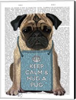 Hug a Pug Fine Art Print