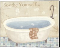 Mosaic Bath I Fine Art Print