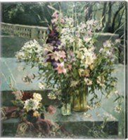 Flowers in Gallery Fine Art Print