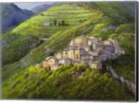 Villaggio sui Monti Fine Art Print