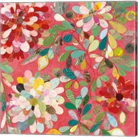 Red and Pink Dahlia II Fine Art Print