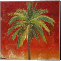 La Palma on Red I Fine Art Print