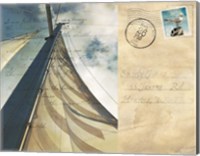 Voyage Postcard II Fine Art Print