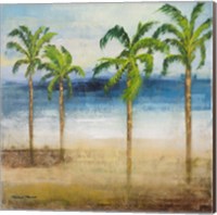 Ocean Palms I Fine Art Print