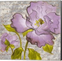 Purple Florals I Fine Art Print