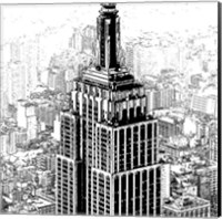 Empire State Sketch Fine Art Print