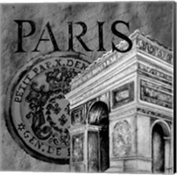 Parisian Wall Black IV Fine Art Print