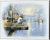 Fishing Dock D Fine Art Print