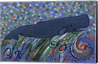 Petroglyph Sperm Whale Fine Art Print