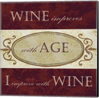 Wine Phrases III Fine Art Print