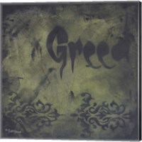 The Seven Deadly Sins - Greed Fine Art Print