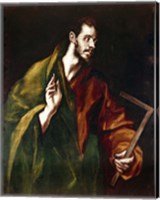 Apostle Saint Thomas, 1602-05 Fine Art Print