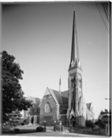 GENERAL VIEW, ELEVENTH ST. FRONT ON LEFT, COURT ST. SIDE ON RIGHT - First Baptist Church, Court and Eleventh Streets, Lynchburg Fine Art Print