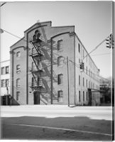 GENERAL VIEW, MAIN ST. FACADE AT LEFT, THIRTEENTH ST. SIDE AT RIGHT - Bowman and Moore Leaf Tobacco Factory, Main and Thirteenth Fine Art Print