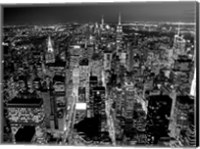 Midtown Manhattan at Night 2 Fine Art Print