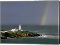 Rainbow over Fanad-Head, Ireland Fine Art Print