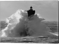 Phare du Four lors d' une Tempete Fine Art Print