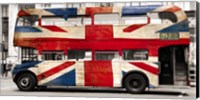 Union Jack Double-Decker Bus, London Fine Art Print