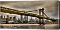 Manhattan Bridge and New York City Skyline, NYC Fine Art Print