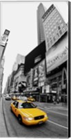 Taxi in Times Square, NYC Fine Art Print