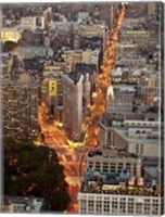 Aerial View of Flatiron Building, NYC Fine Art Print