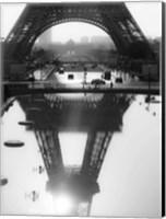 The Eiffel Tower Reflected, Paris Fine Art Print