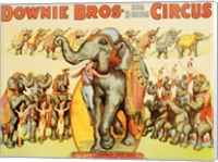 Downie Bros. Big 3 Ring Circus, 1935 Fine Art Print