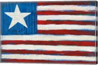 Modern Americana Flag Fine Art Print