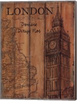 London Travel Poster Fine Art Print