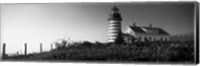 West Quoddy Head lighthouse, Lubec, Maine Fine Art Print