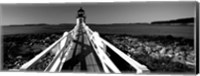 Marshall Point Lighthouse, built 1832, rebuilt 1858, Port Clyde, Maine Fine Art Print