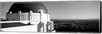 Observatory with cityscape in the background, Griffith Park Observatory, LA, California Fine Art Print