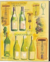 White Wine Collage Fine Art Print
