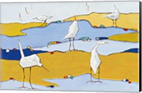Marsh Egrets VI Fine Art Print