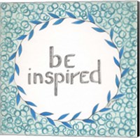 Be Inspired Swirls Fine Art Print