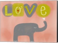 Elephant Love Fine Art Print