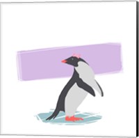 Minimalist Penguin, Girls Part I Fine Art Print