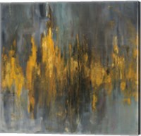 Black and Gold Abstract Fine Art Print