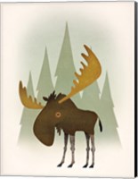 Forest Moose Fine Art Print