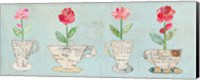 Teacup Floral V Fine Art Print
