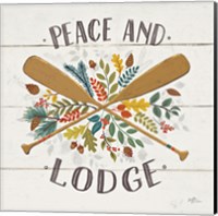Peace and Lodge IV Fine Art Print