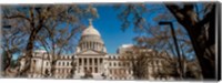 Statue outside Mississippi State Capitol, Jackson, Mississippi Fine Art Print