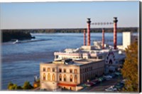 Mississippi, Ameristar Casino, Mississippi River Fine Art Print