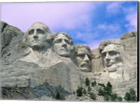 View of Mount Rushmore National Monument Presidential Faces, South Dakota Fine Art Print
